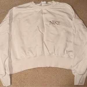 Nike Women's Off-White Crew Neck Sweater